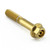 Stainless Steel Flanged Hex Head Bolt M6x(1.00mm)x35mm Gold