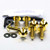 Titanium Mudguard & Hugger Bolt Kit Gold