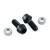 Stainless Steel Rear Brake Master Cylinder Bolts Black