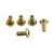 Stainless Steel Disc Bolt To Fit Triumph/BMW M8x18mm Pack x5 Gold