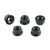 Stainless Steel Sprocket Nut M8x(1.25mm) Pack x5 Black