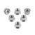 Stainless Steel Sprocket Nut M8x(1.25mm) Pack x6