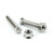 Stainless Steel Axle Adjuster Set M8x45mm 2xBolts 2xNuts