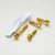 Stainless Steel Brake & Clutch Lever Pinch Bolts Gold