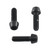 Stainless Steel Brake & Clutch Lever Pinch Bolts Black