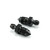 Stainless Steel Bleed Nipple M10x(1.00mm) Front Brake Caliper Pack x2 Black