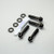 Stainless Steel Frame to Engine Mount Bolt Kit Black