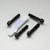 Stainless Steel Front Axle Pinch Bolt Set Black