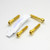 Stainless Steel Front Axle Pinch Bolt Set Gold