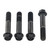 Stainless Steel Front Brake Mounting Bolt Kit Black