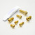 Stainless Steel Heel Plate Bolt Kit Gold