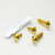 Stainless Steel Heel Plate Bolt Kit Gold