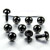 Titanium Disc Bolt To Fit Honda M6x17mm Pack x10 Black