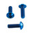 Titanium Disc Bolt To Fit Yamaha M8x25mm Pack x3 Blue