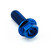 Titanium ABS Mount Bolt Blue