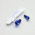 Titanium ABS Sensor Mount Bolt Kit Front & Rear Blue
