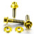 Titanium Brake & Clutch Lever Perch Pinch Bolt Kit Gold