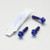 Titanium Brake & Clutch Lever Perch Pinch Bolt Kit Race Spec Blue
