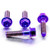 Titanium Brake & Clutch Lever Perch Pinch Bolt Kit Purple Haze