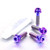 Titanium Brake & Clutch Lever Perch Pinch Bolt Kit DualDrive Purple Haze