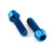Titanium Clip-On / Handle Bar Mount Bolt Kit Blue