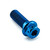 Titanium DualDrive Bolt M10x(1.25mm)x30mm Race Spec Blue