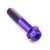 Titanium DualDrive Bolt M10x(1.25mm)x50mm Race Spec Purple Haze