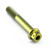 Titanium DualDrive Bolt M10x(1.50mm)x65mm Race Spec Gold