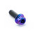 Titanium DualDrive Bolt M5x(0.80mm)x15mm Race Spec Purple Haze