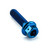 Titanium DualDrive Bolt M5x(0.80mm)x20mm Race Spec Blue