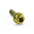 Titanium DualDrive Bolt M6x(1.00mm)x16mm Race Spec Gold