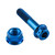 Titanium Exhaust Mount Bolt Kit DualDrive Blue