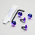 Titanium Exhaust Heat Shield Mount Bolt Kit Purple Haze
