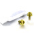 Titanium Exhaust Heat Shield Mount Bolt Kit DualDrive Gold