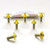 Titanium Exhaust Heat Shield Mount Bolt Kit Gold