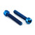 Titanium Front Axle Pinch Bolt Kit Torx Drive Blue