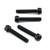 Titanium Front Axle Pinch Bolt Kit Torx Drive Black