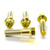 Titanium Front Brake Caliper Mount Bolt Kit DualDrive Gold