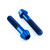 Titanium Front Brake Caliper Mount Bolt Kit Blue