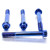 Titanium Front Brake Radial Caliper Mount Bolt Kit M10x(1.25mm)x80mm DualDrive Blue