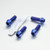 Titanium Rider & Pillion Footrest Hanger Bolt Kit Blue