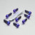 Titanium Rider & Pillion Footrest Hanger Bolt Kit Purple Haze