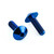 Titanium Fuel Tank Mounting Bolt Kit Blue