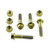 Titanium Hand Guard Mount Bolt Kit Gold
