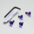 Titanium Heel Plate Bolt Kit Purple Haze