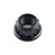 Titanium Flanged Metal Lock Nut Bi-Hex M10x(1.00mm) Black
