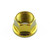Titanium Flanged Axle Nut M12x(1.25mm) Front Wheel Gold