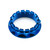 Titanium Flanged Axle Nut M48x(1.50mm) Rear Wheel Blue