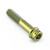 Titanium Flanged Socket Cap Race Spec M8x(1.25mm)x40mm Gold