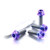 Titanium Pillion Footrest Hanger Bolt Kit DualDrive Purple Haze